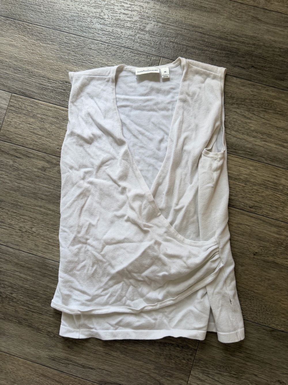 JohnPaulRichard White Women's Wrap Tank Top Brief